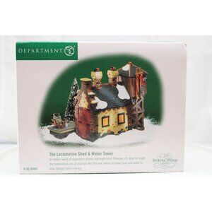 Dept 56 Diskens Village - The Locomotive Shed & Water Tower